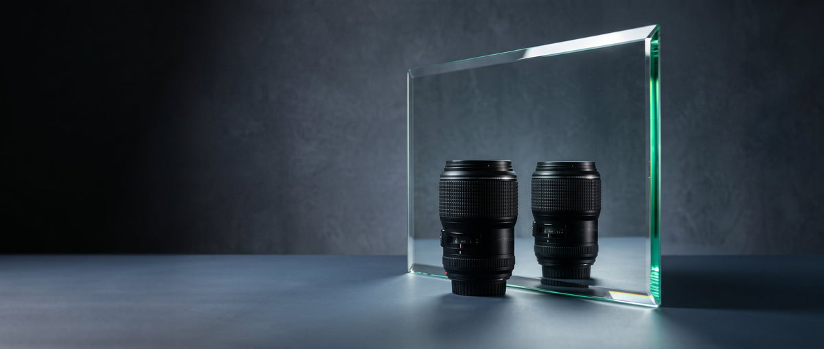 Rahmenloser Spiegel mit Facettenschliff